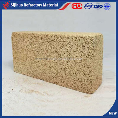 High Aluminium Poly Light Isolation Brick für die Feuerbrechigkeit 1580° Feuerbrechigkeit 1770°