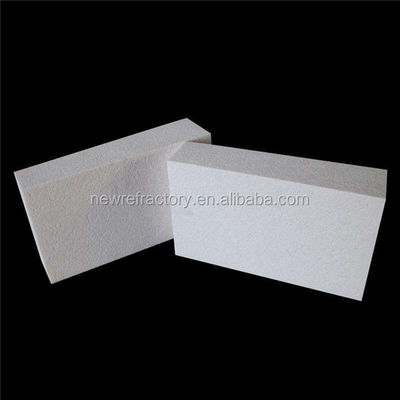 230x114x65mm Blockfeuer Reines Weißes Mullite Wärmeisolierende Ziegel Hitzewahrung