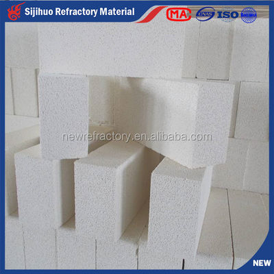 230x114x65mm Blockfeuer Reines Weißes Mullite Wärmeisolierende Ziegel Hitzewahrung