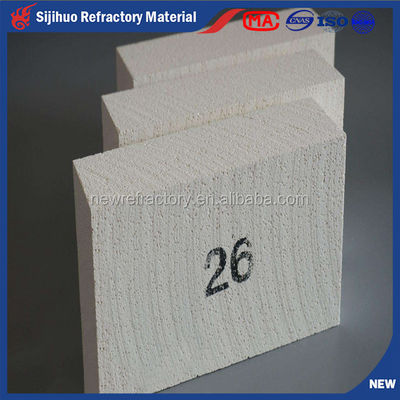 230x114x65mm Blockfeuer Reines Weißes Mullite Wärmeisolierende Ziegel Hitzewahrung