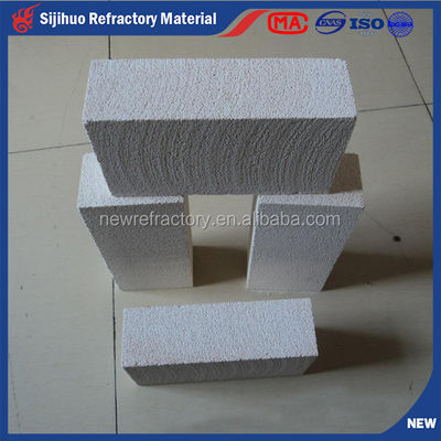 230x114x65mm Blockfeuer Reines Weißes Mullite Wärmeisolierende Ziegel Hitzewahrung
