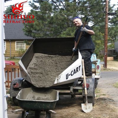 High Alumina Self-Flow Refractory Castable Cement mit einer Massendichte von 2,4-3,15 g/cm3