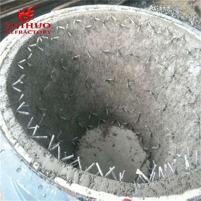 High Alumina Self-Flow Refractory Castable Cement mit einer Massendichte von 2,4-3,15 g/cm3