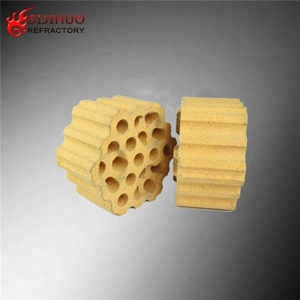2018 Checker Fire Brick für hohe Alumina-Bauxit-Rohstoffe und CaO-Gehalt